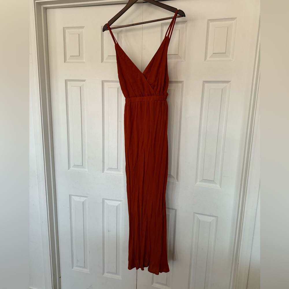 Rust women’s maxi dress